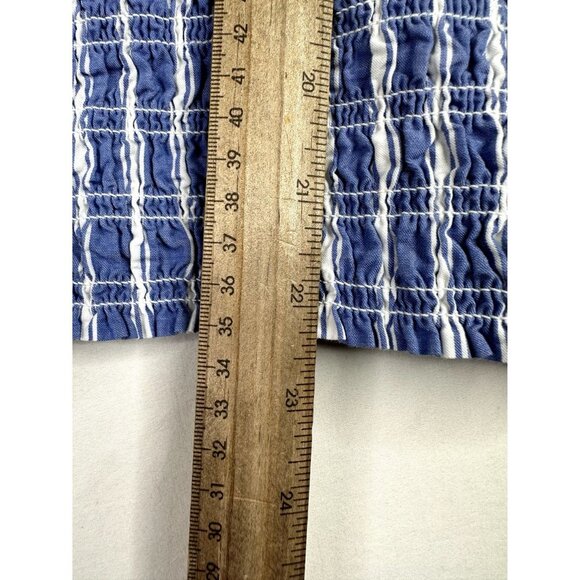 NWT Old‎ Navy Striped Sleeveless Blouse sz XXL Blue/White - Picture 8 of 8